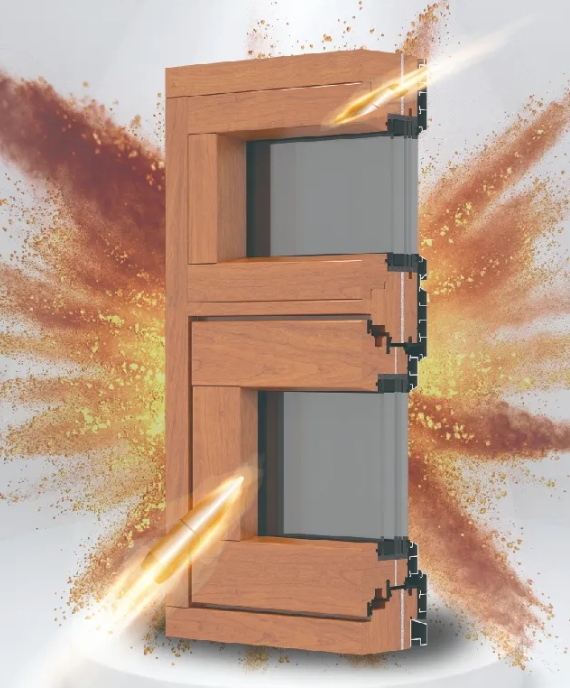 新品來襲|AW116-TSIW系列，安全守護 遠離威脅 鋁包木防彈內開內倒窗