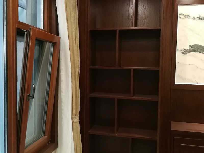 定制節能鋁包木門窗展示