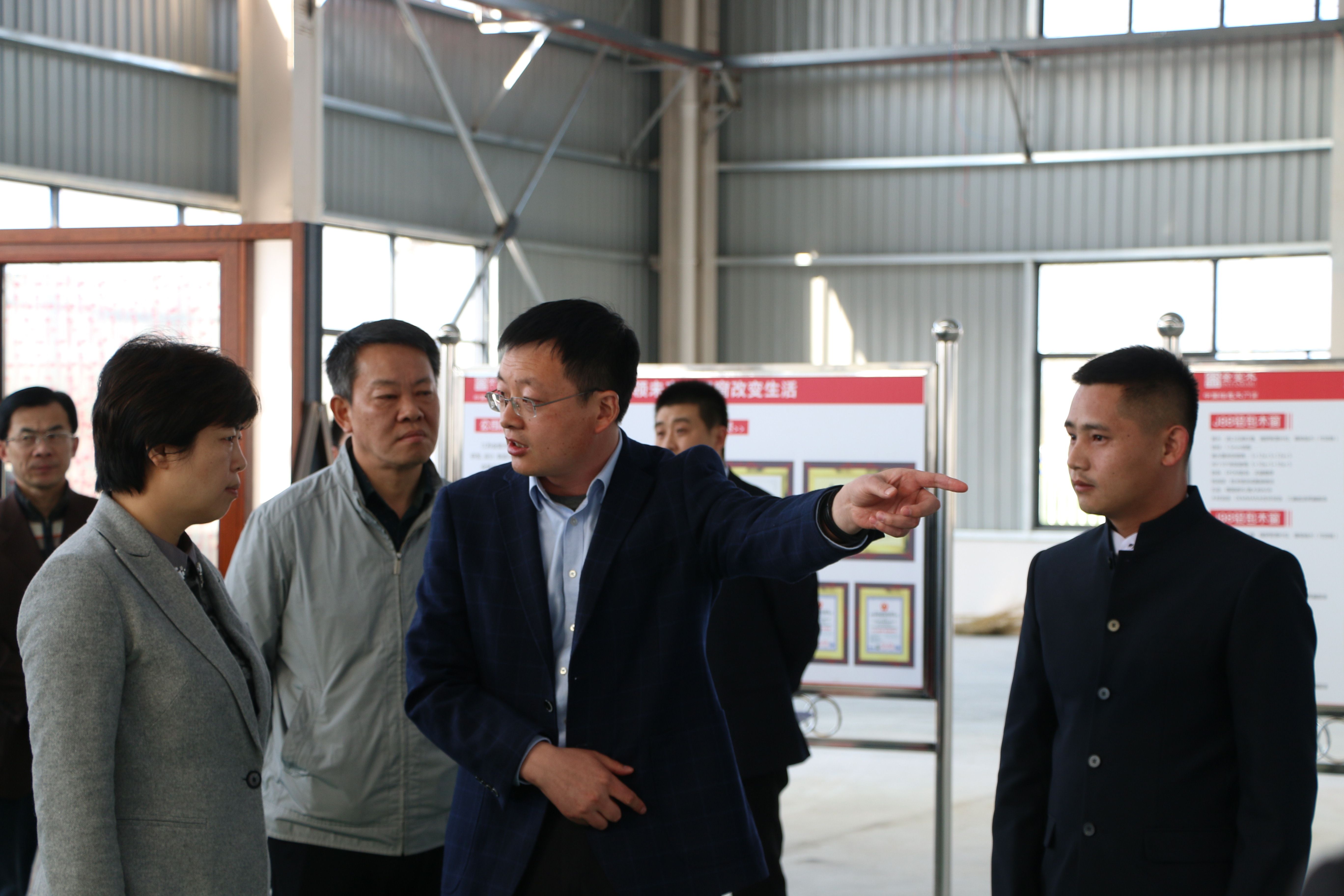 宿遷市宿豫區(qū)領(lǐng)導(dǎo)視察工作現(xiàn)場