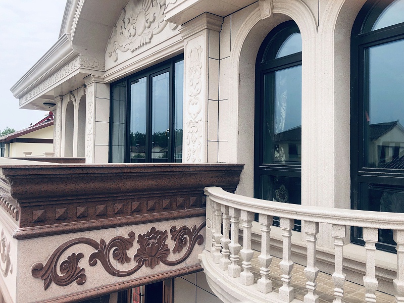 定制隔音鋁包木門窗外景展示