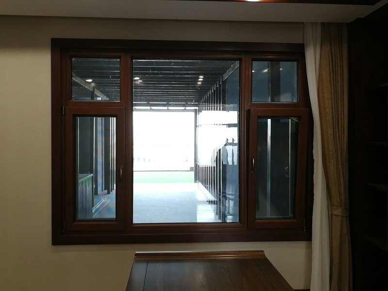鋁包木門窗實拍
