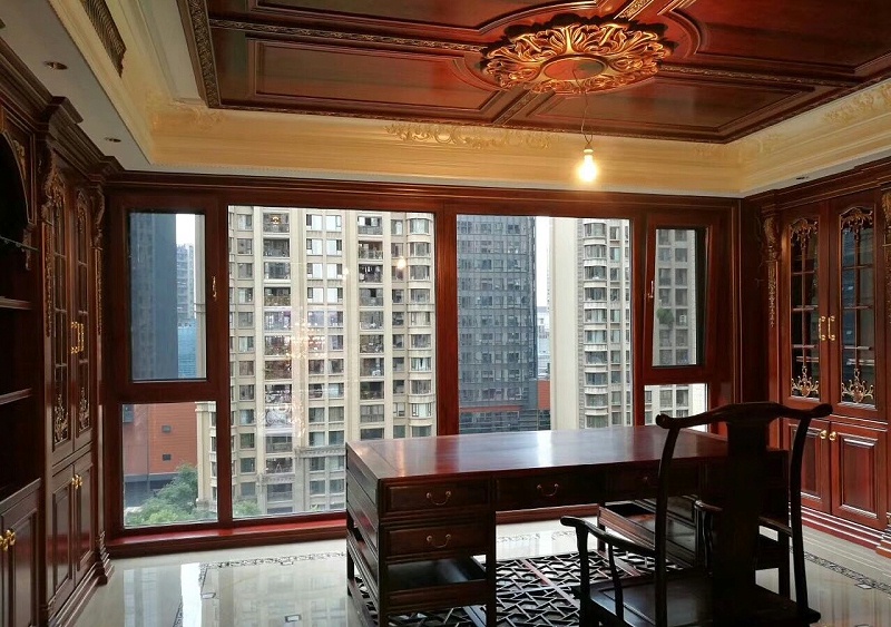 鋁包木門窗場景展示