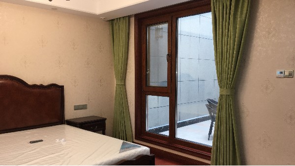 金堂木為蘇州壹號業主提供鋁包木門窗