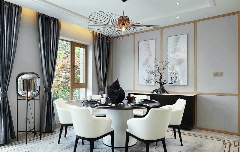 鋁包木門窗實拍