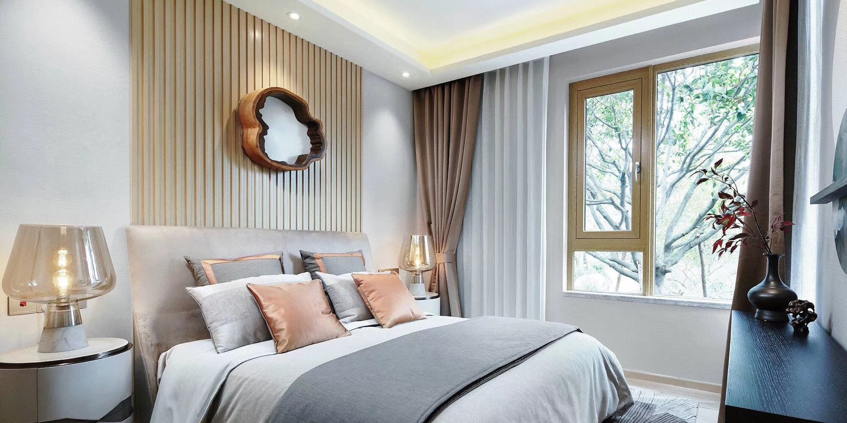 裝修師傅推薦的鋁包木門窗,朋友看見羨慕死了