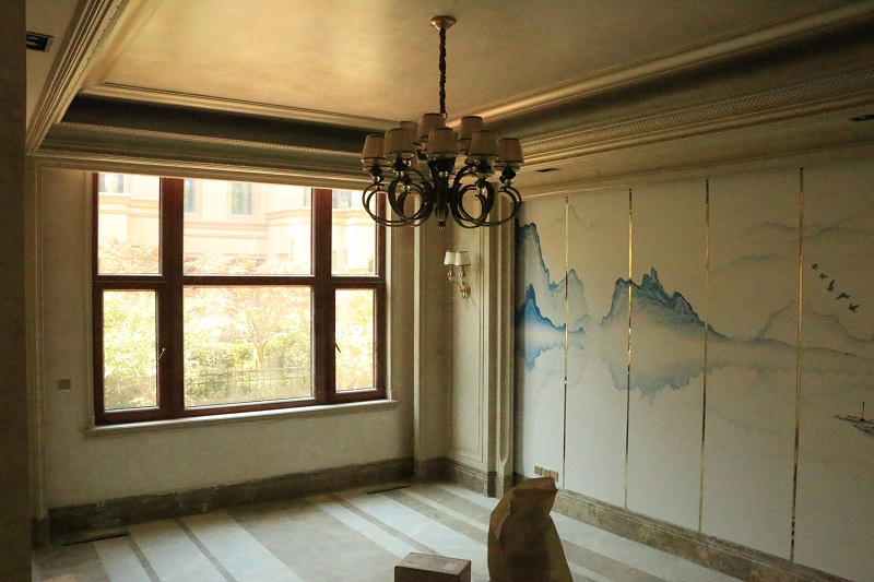 鋁包木門窗別墅實(shí)拍