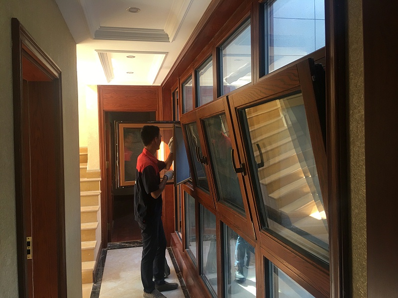 鋁包木門窗細節展示