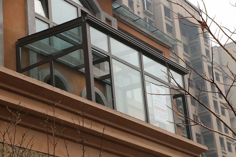 鋁包木陽光房外景實拍