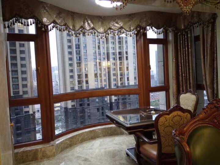 定制鋁包木門窗實(shí)拍